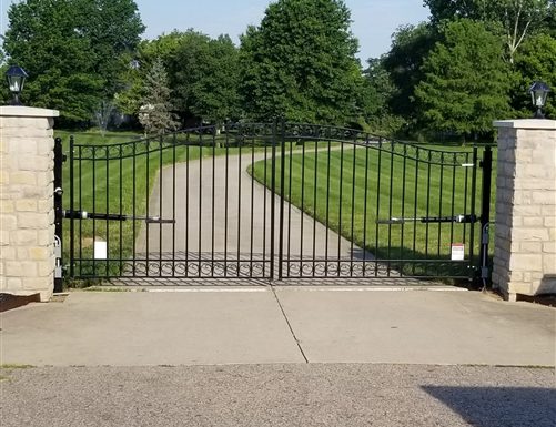 Iron gate install