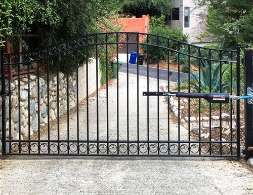Iron gate install